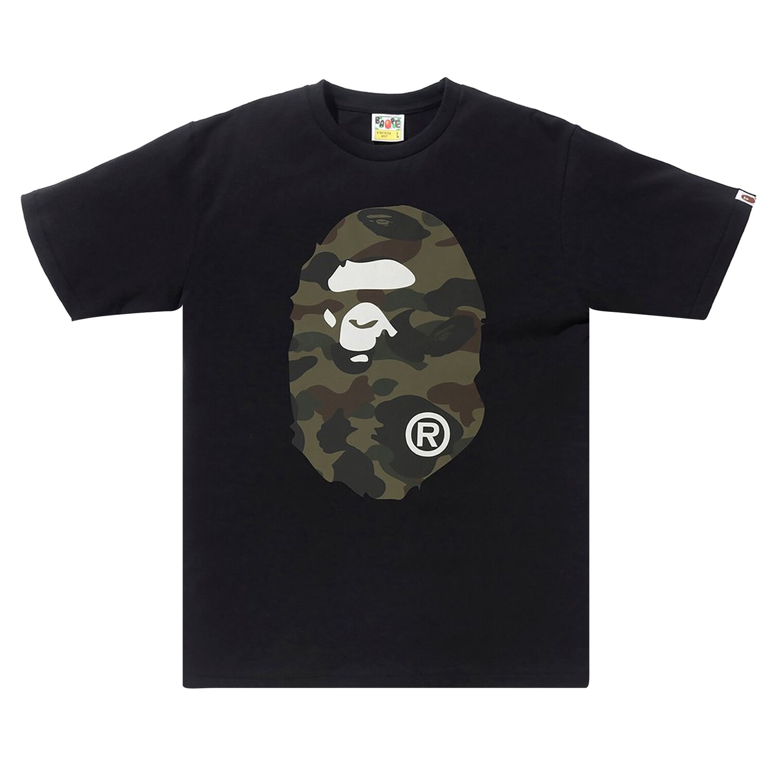 Футболка BAPE 1st Camo Big Ape Head, зеленый/черный
Футболка BAPE 1st Camo Big Ape Head, зеленый/черный