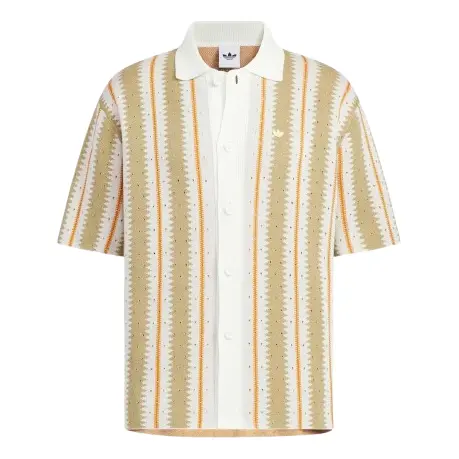 Вязаная крючком рубашка-поло Adidas Resort, цвет «Бежевый с белым»
Вязаная крючком рубашка-поло Adidas Resort, цвет «Бежевый с белым»