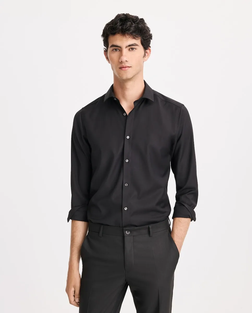Мужская рубашка с длинным рукавом, однотонная Easy Wear, черный
Мужская рубашка с длинным рукавом, однотонная Easy Wear, черный