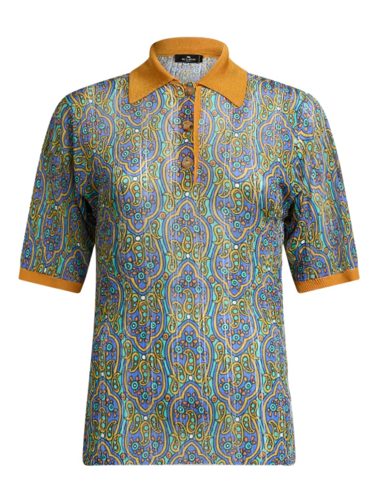 ETRO рубашка поло с принтом, оранжевый
ETRO рубашка поло с принтом, оранжевый