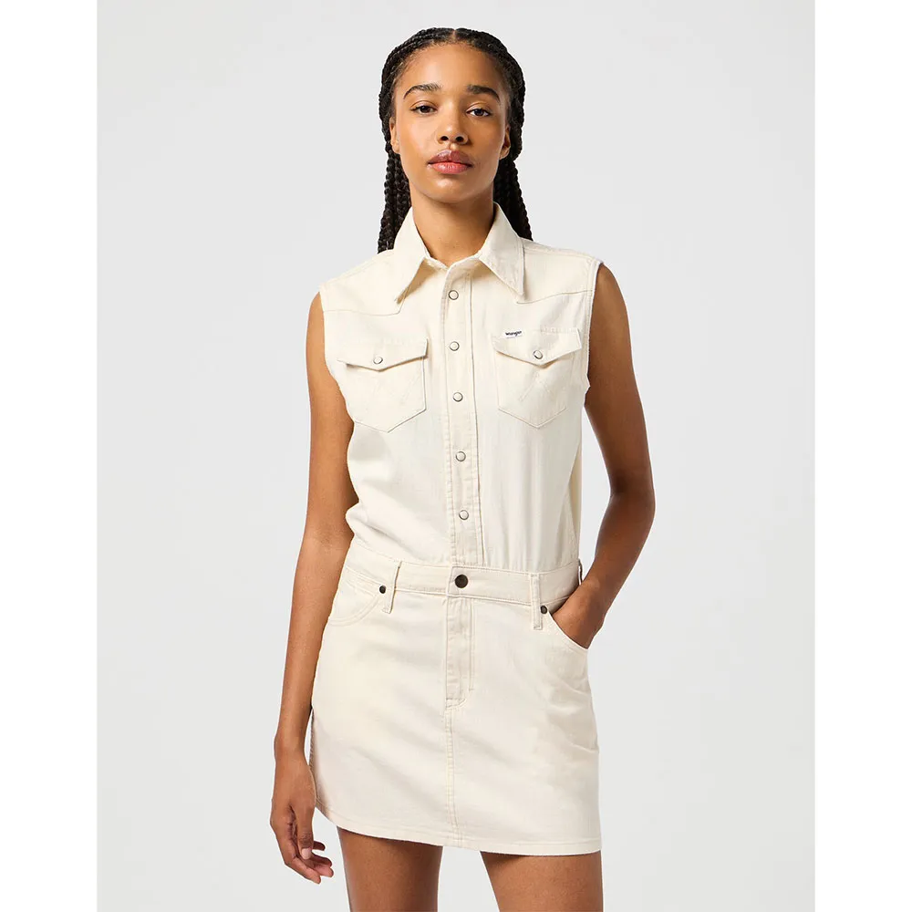 Платье без рукавов Wrangler 112362614, бежевый
Платье без рукавов Wrangler 112362614, бежевый