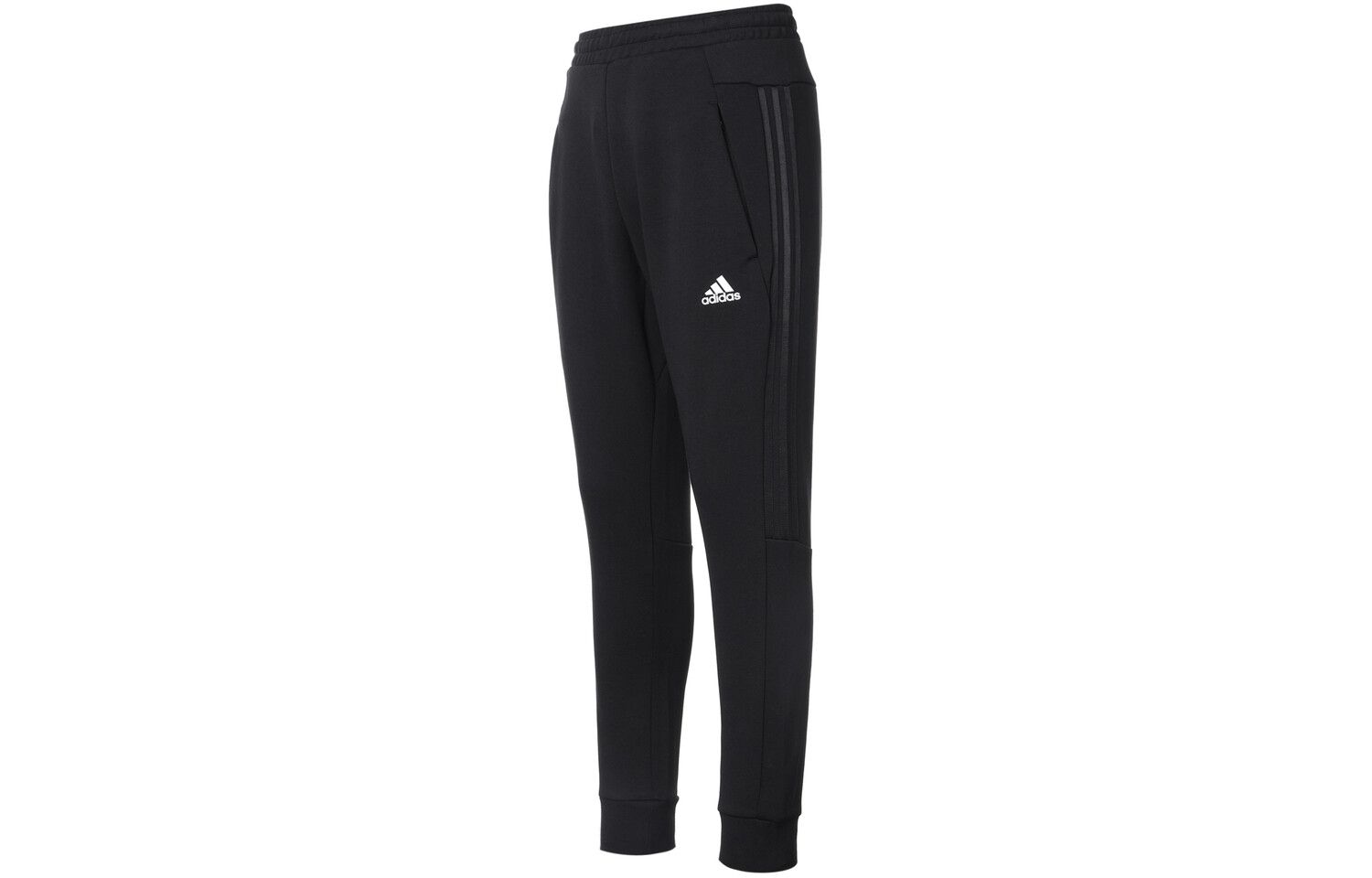 Adidas Мужские трикотажные спортивные штаны, Черный
Adidas Мужские трикотажные спортивные штаны, Черный