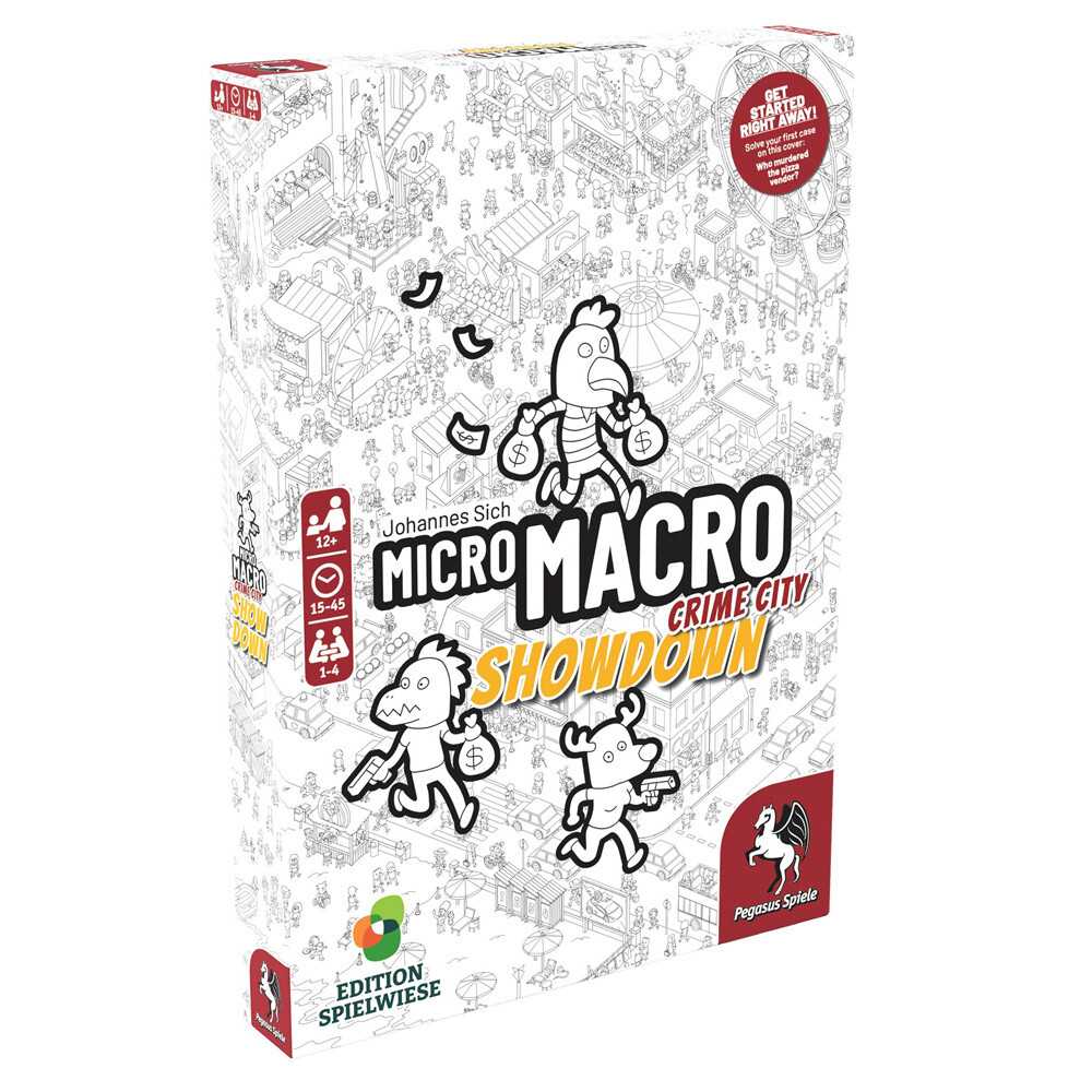 Настольная игра Pegasus Spiele MicroMacro: Crime City - Showdown
Настольная игра Pegasus Spiele MicroMacro: Crime City - Showdown