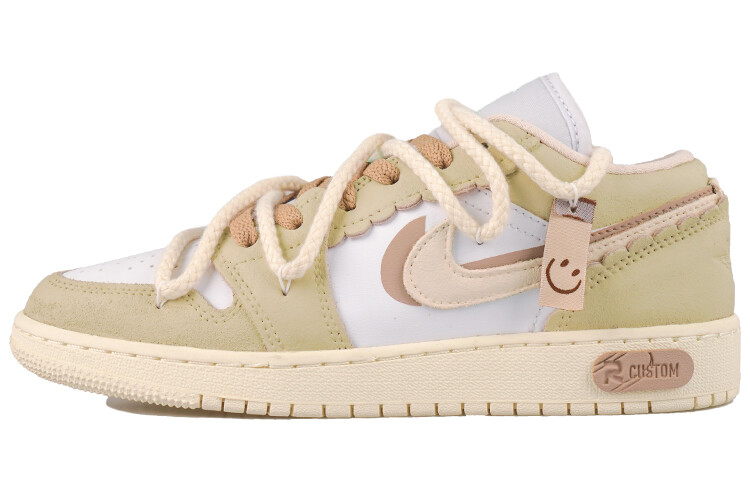 Кроссовки Air Jordan 1 Vintage Basketball Shoes Women's Low-top White, цвет Matcha
Кроссовки Air Jordan 1 Vintage Basketball Shoes Women's Low-top White, цвет Matcha