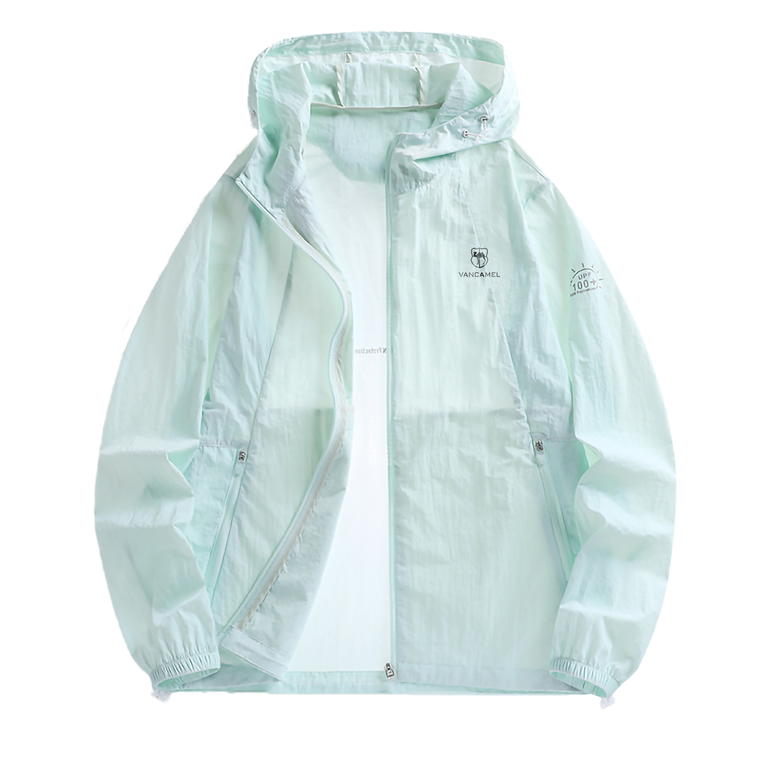 Защитная одежда от солнца унисекс худи тонкий прямой крой VanCamel, mint зеленый
Защитная одежда от солнца унисекс худи тонкий прямой крой VanCamel, mint зеленый