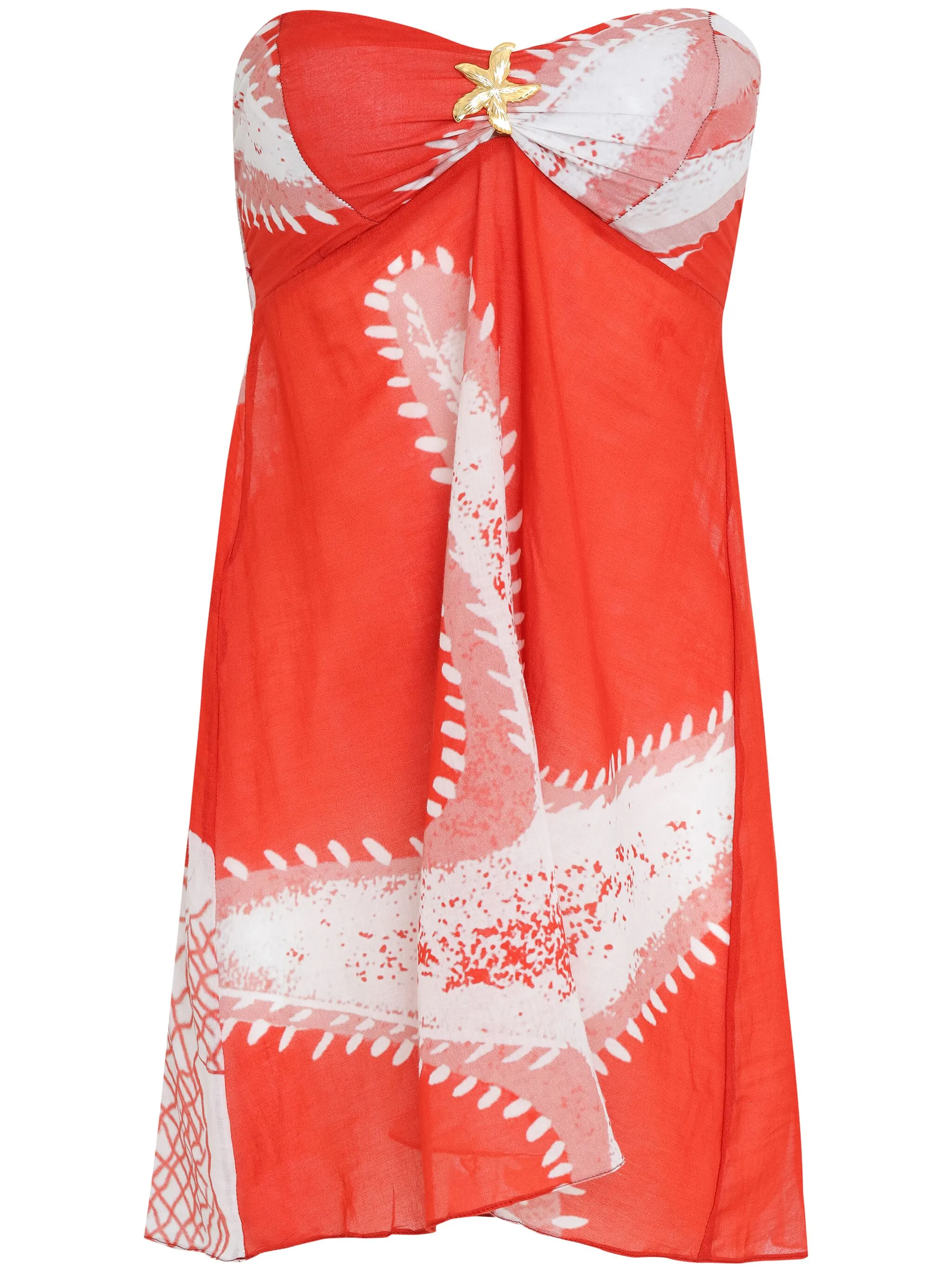 Платье мини с принтом Amir Slama, красный
Платье мини с принтом Amir Slama, красный