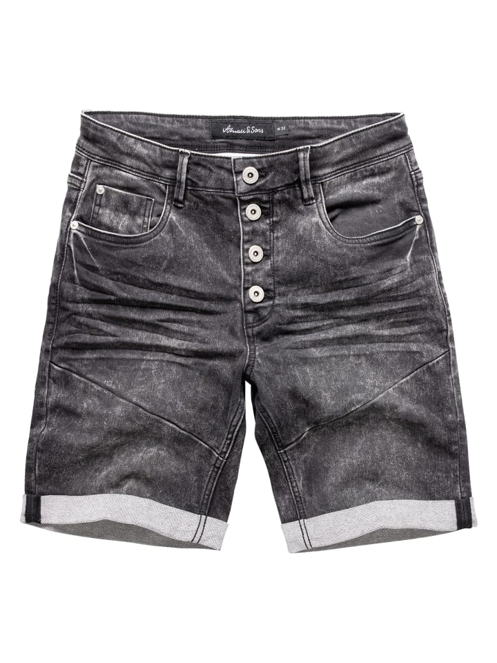 Тканевые шорты Amaci&Sons, черный 
Тканевые шорты Amaci&Sons, черный