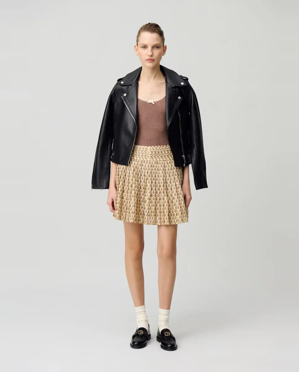 Короткая юбка с принтом Claudie Pierlot, бежевый
Короткая юбка с принтом Claudie Pierlot, бежевый