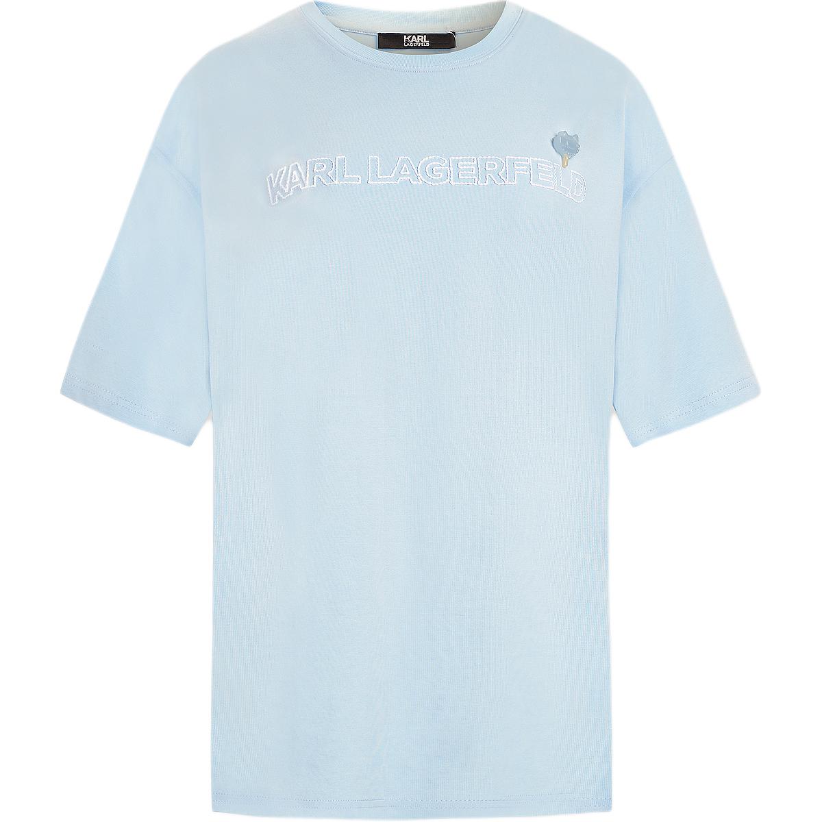 Футболка KARL LAGERFELD женская синяя KARL LAGERFELD / Karl Lagerfeld Jeans
Футболка KARL LAGERFELD женская синяя KARL LAGERFELD / Karl Lagerfeld Jeans