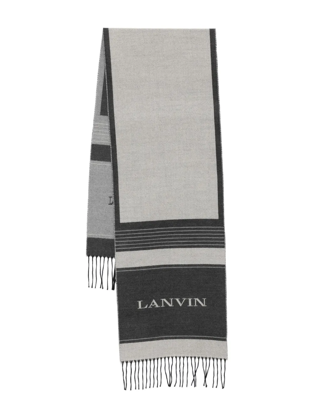 Шарф с логотипом Lanvin, серый
Шарф с логотипом Lanvin, серый
