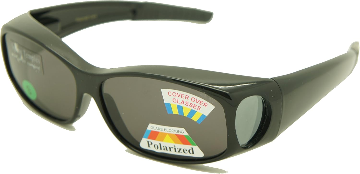 Защитные накладки на линзы солнцезащитных очков Colorviper Fitover Lens Covers, надеваемые поверх линз поляризованных очков, модель St7659pl COLOR VIPER, Small Black / Polarized
Защитные накладки на линзы солнцезащитных очков Colorviper Fitover Lens Covers, надеваемые поверх линз поляризованных очков, модель St7659pl COLOR VIPER, Small Black / Polarized