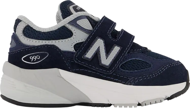 Кроссовки 990v6 Hook & Loop Toddler 'Navy', синий
Кроссовки 990v6 Hook & Loop Toddler 'Navy', синий