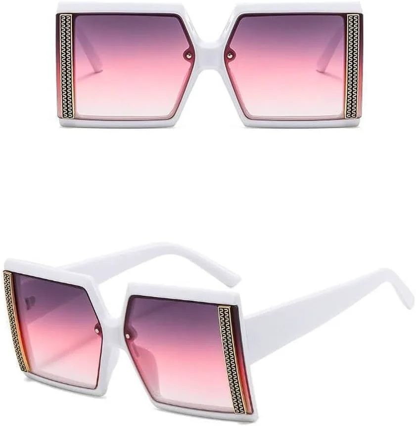 Модные солнцезащитные очки класса люкс для женщин, винтажные, большие, в крупной оправе, черные, защита от УФ-излучения UV400, белые, один размер LVTFCO, White
Модные солнцезащитные очки класса люкс для женщин, винтажные, большие, в крупной оправе, черные, защита от УФ-излучения UV400, белые, один размер LVTFCO, White