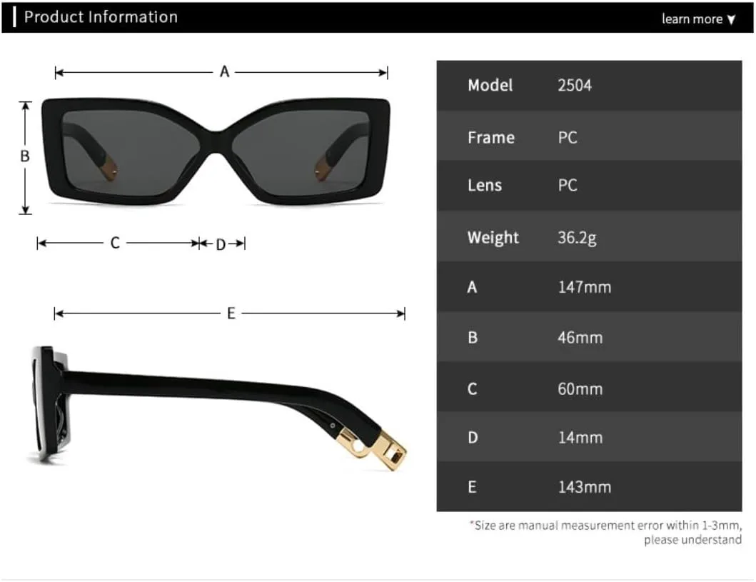 Солнцезащитные очки для мужчин и женщин - защита UV400 - маленькая оправа, линзы конфетных цветов, для занятий спортом на открытом воздухе и вождения LXLHWN, Tyj326-4
Солнцезащитные очки для мужчин и женщин - защита UV400 - маленькая оправа, линзы конфетных цветов, для занятий спортом на открытом воздухе и вождения LXLHWN, Tyj326-4