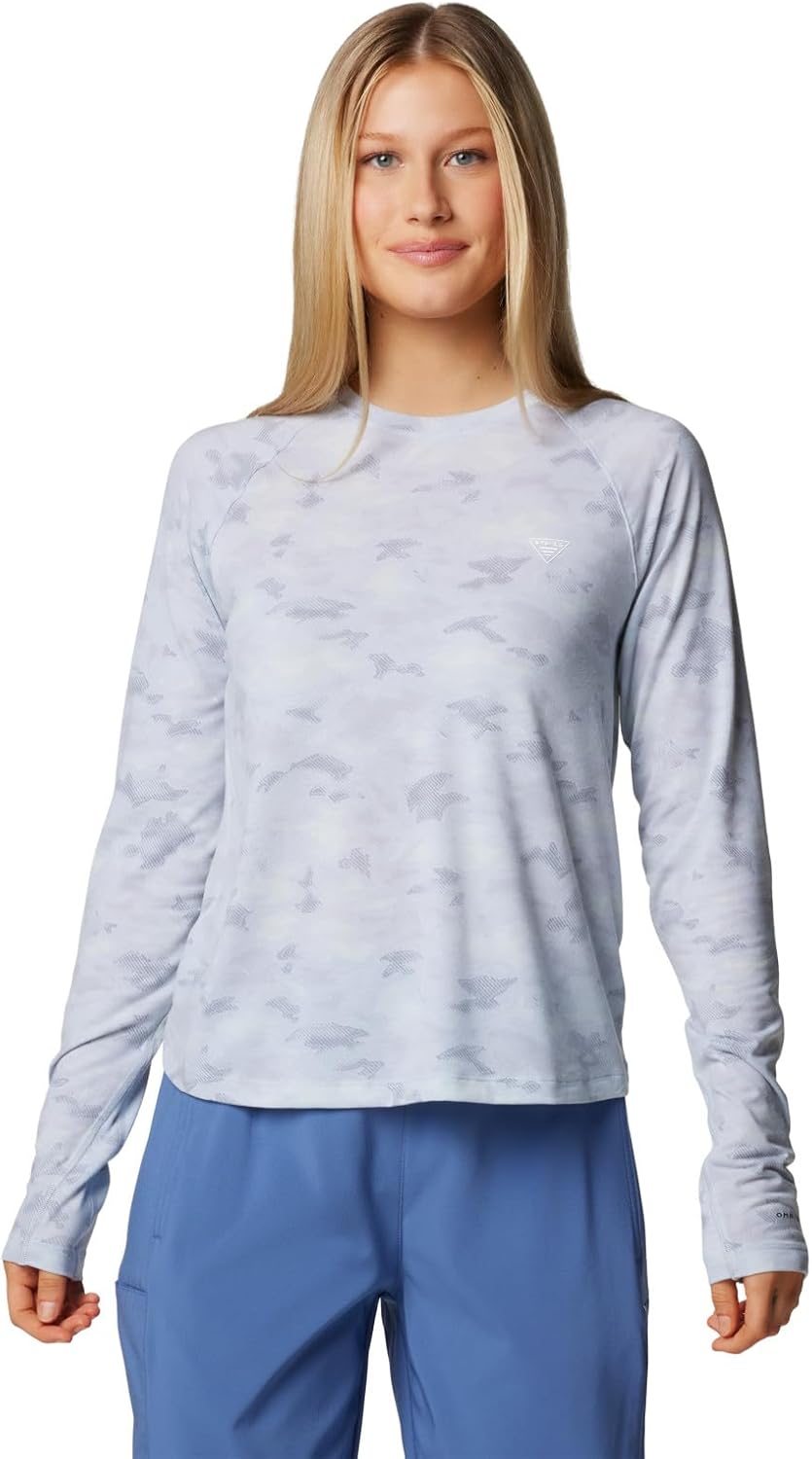 Футболка Columbia Womens PFG Uncharted Knit Long Sleeve, Cirrus Grey Uncharted Waters, Серый, Футболка Columbia Womens PFG Uncharted Knit Long Sleeve, Cirrus Grey Uncharted Waters
Футболка Columbia Womens PFG Uncharted Knit Long Sleeve, Cirrus Grey Uncharted Waters, Серый, Футболка Columbia Womens PFG Uncharted Knit Long Sleeve, Cirrus Grey Uncharted Waters