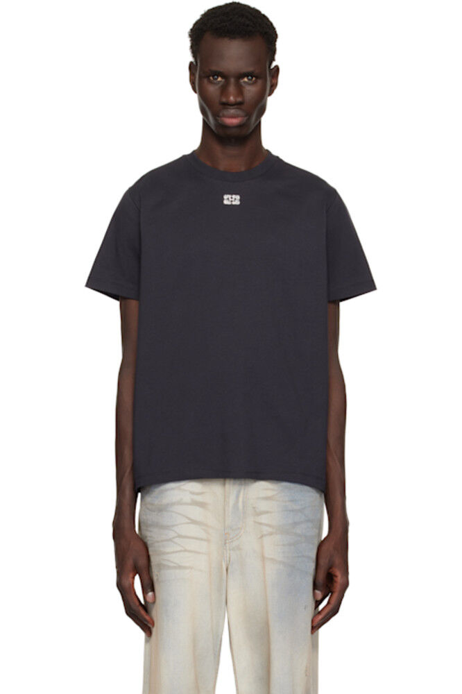 Черная свободная футболка со стразами GANNI
Черная свободная футболка со стразами GANNI