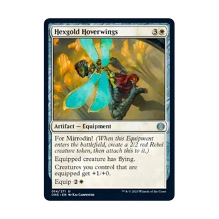 CCG Хексголд Ховервингс (U), MTG - Phyrexia: All Will Be One
CCG Хексголд Ховервингс (U), MTG - Phyrexia: All Will Be One