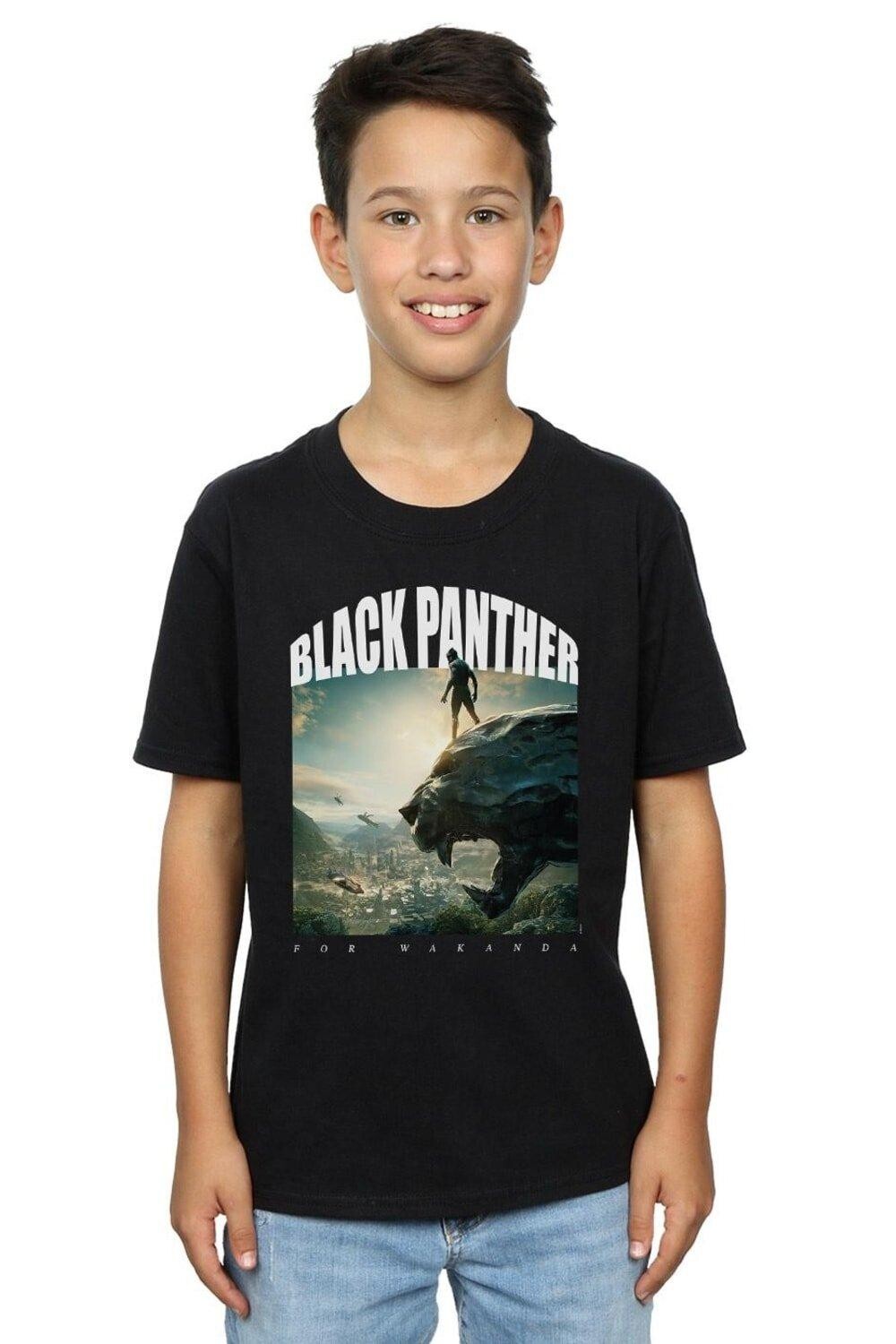 Футболка «Черная пантера для Ваканды» Marvel, черный
Футболка «Черная пантера для Ваканды» Marvel, черный