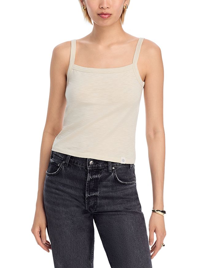 Свободная майка с квадратным вырезом Slub rag & bone, коричневый/бежевый
Свободная майка с квадратным вырезом Slub rag & bone, коричневый/бежевый