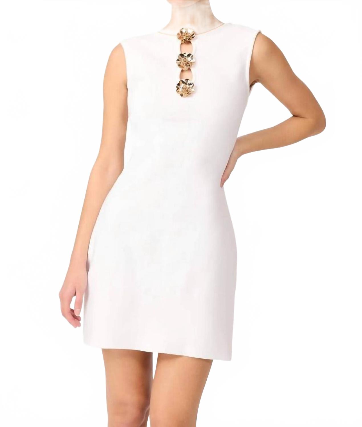 Женское мини-платье Celina с низкой спинкой в белом цвете ELLIATT
Женское мини-платье Celina с низкой спинкой в белом цвете ELLIATT