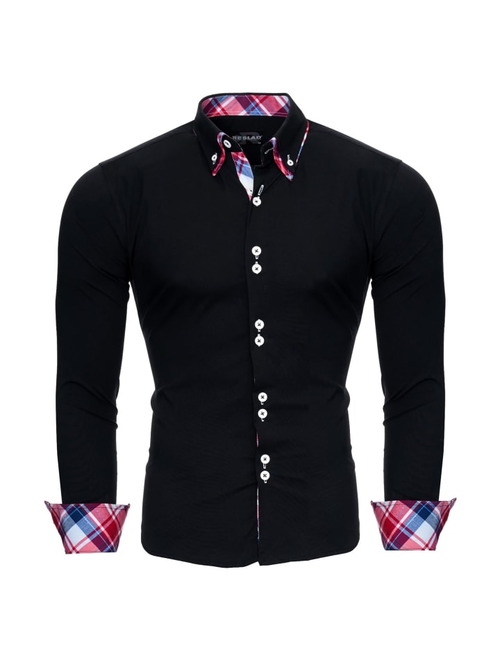 Рубашка RESLAD Hemd Kontrast Karo, черный
Рубашка RESLAD Hemd Kontrast Karo, черный