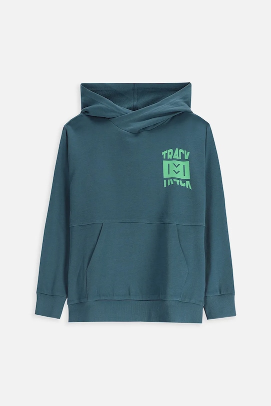 Детская хлопковая толстовка Coccodrillo, зеленый
Детская хлопковая толстовка Coccodrillo, зеленый