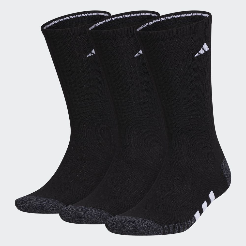 Носки Adidas Cushioned Crew Socks 3 Pairs, цвет Black/Onix/White 
Носки Adidas Cushioned Crew Socks 3 Pairs, цвет Black/Onix/White