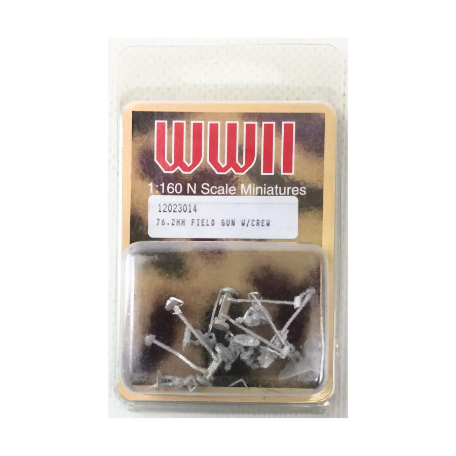 76,2-мм полевая пушка с расчетом, WWII Miniatures (1:160)
76,2-мм полевая пушка с расчетом, WWII Miniatures (1:160)
