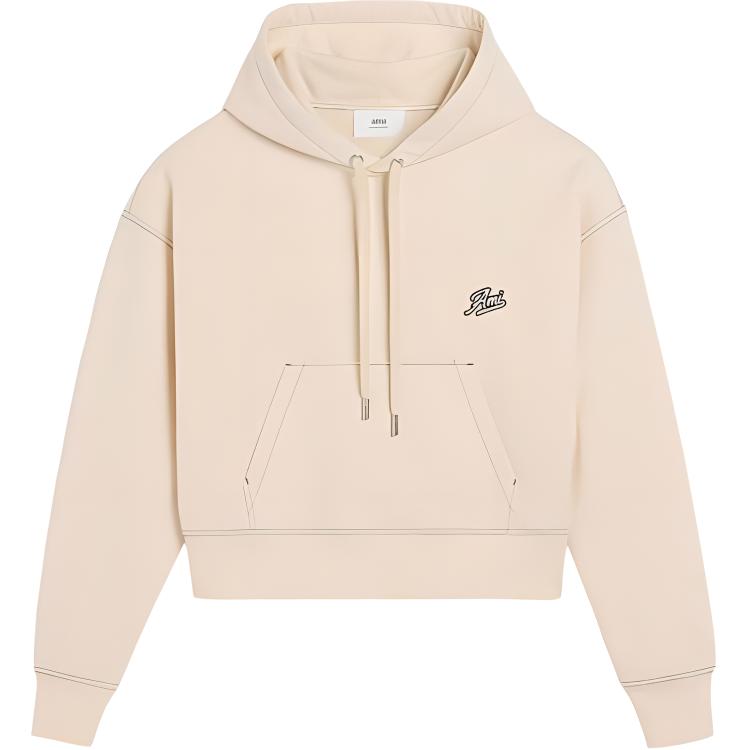Толстовка Ami Paris с вышитым логотипом на шнурке AMIPARIS, бежевый
Толстовка Ami Paris с вышитым логотипом на шнурке AMIPARIS, бежевый