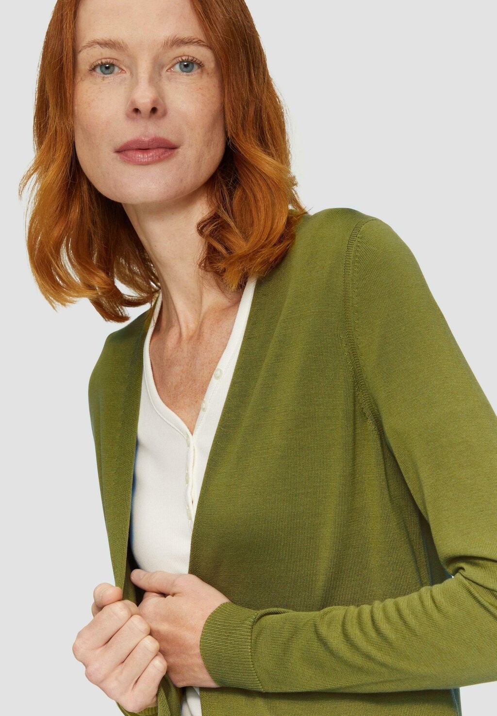 Кардиган s.Oliver, светло-зеленый 
Кардиган s.Oliver, светло-зеленый