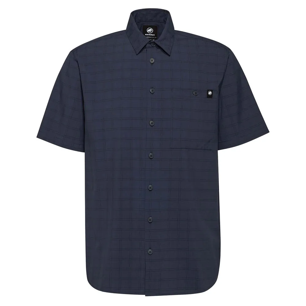 Рубашка с коротким рукавом Mammut Lenni, синий 
Рубашка с коротким рукавом Mammut Lenni, синий