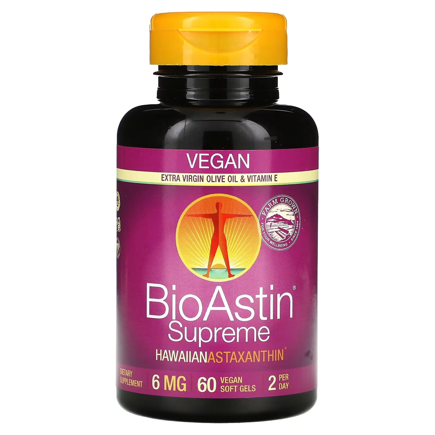 Астаксантин Nutrex Hawaii BioAstin Supreme 6 мг, 60 капсул
Астаксантин Nutrex Hawaii BioAstin Supreme 6 мг, 60 капсул