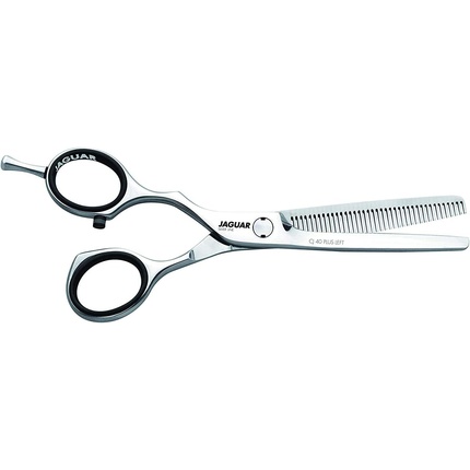 Филировочные ножницы Silver Line CJ 40 Plus для левшей, длина 5,25 дюйма, вес 0,04102 кг Jaguar
Филировочные ножницы Silver Line CJ 40 Plus для левшей, длина 5,25 дюйма, вес 0,04102 кг Jaguar