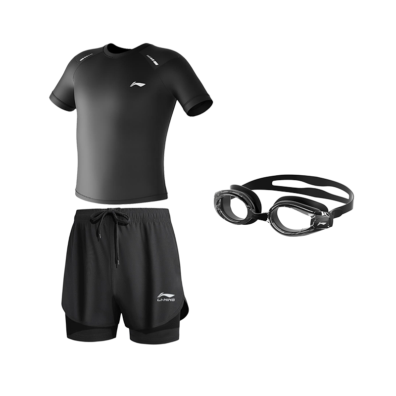 LINING Купальный комплект для мужчин черный
LINING Купальный комплект для мужчин черный