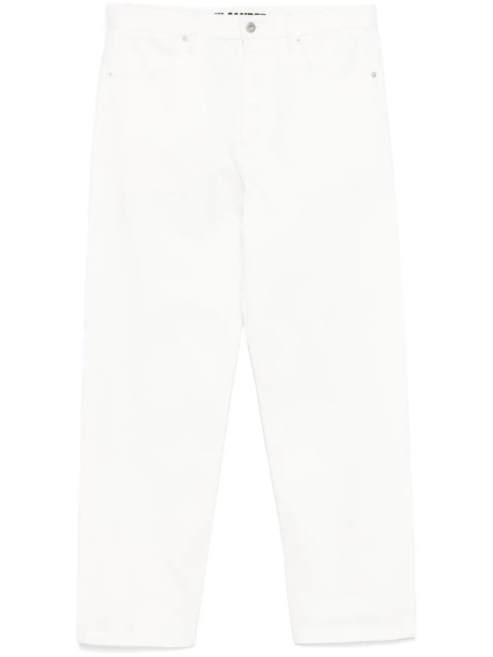 Прямые джинсы JIL SANDER, белый 
Прямые джинсы JIL SANDER, белый