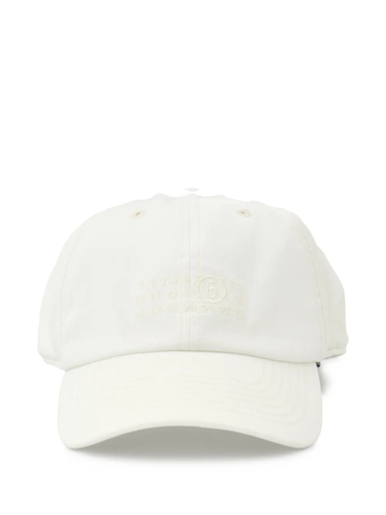 Бейсболка с логотипом MM6 Maison Margiela, белый 
Бейсболка с логотипом MM6 Maison Margiela, белый
