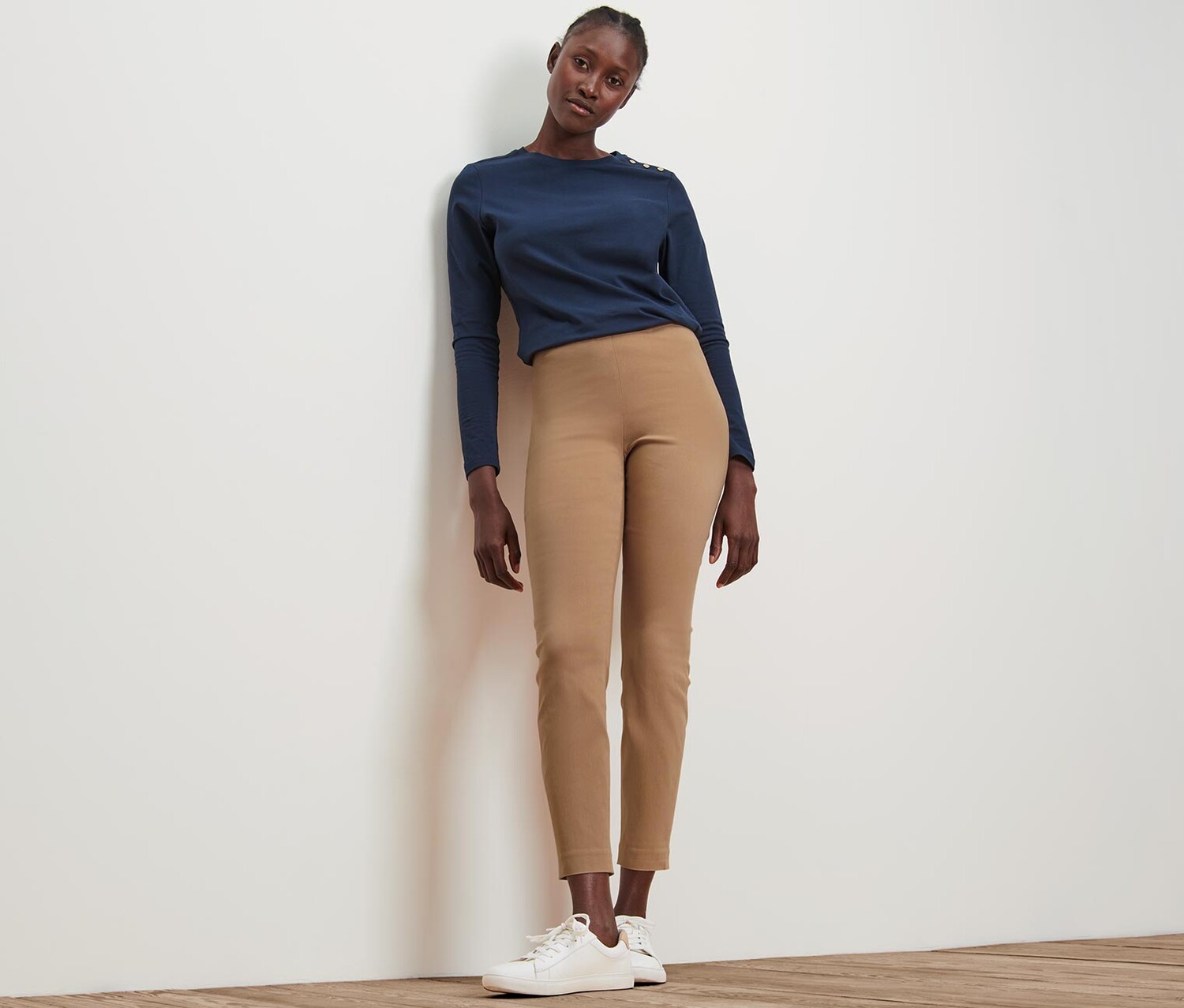 Эластичные брюки Tchibo, бежевый
Эластичные брюки Tchibo, бежевый