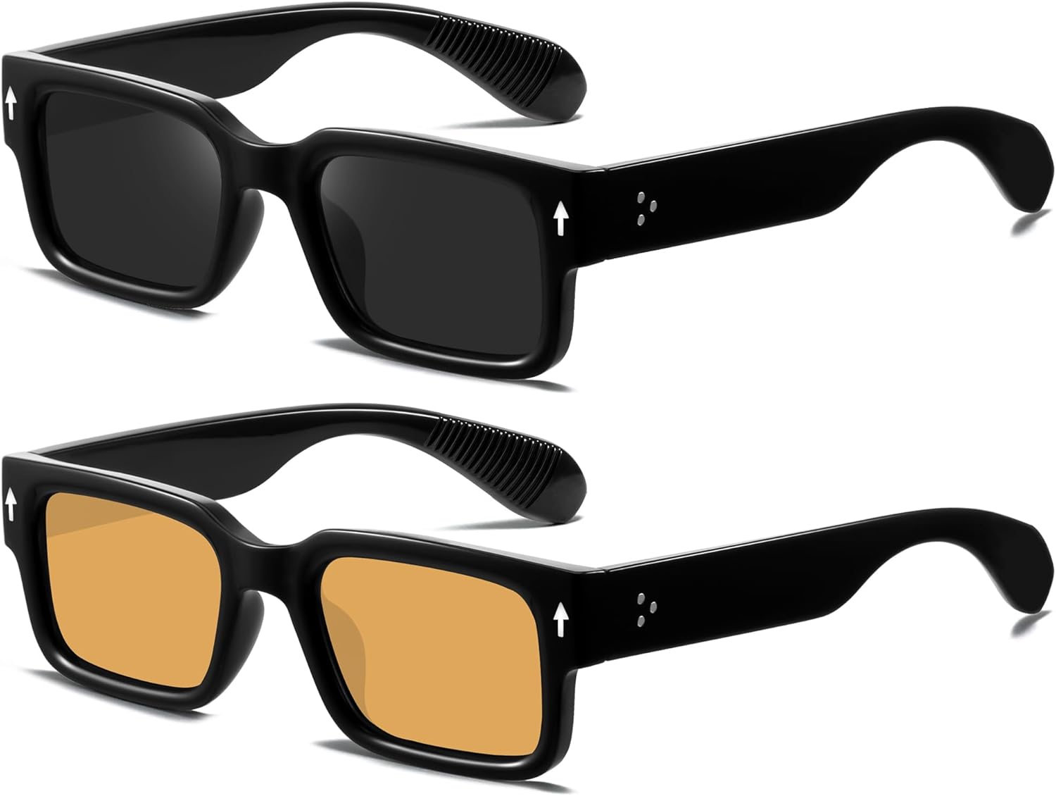 Солнцезащитные очки YDAOWKN в квадратной оправе для женщин и мужчин, модные массивные прямоугольные солнцезащитные очки черного цвета с защитой от УФ-излучения UV400, B Black Frame Black Lens+black Frame Yellow Lens
Солнцезащитные очки YDAOWKN в квадратной оправе для женщин и мужчин, модные массивные прямоугольные солнцезащитные очки черного цвета с защитой от УФ-излучения UV400, B Black Frame Black Lens+black Frame Yellow Lens