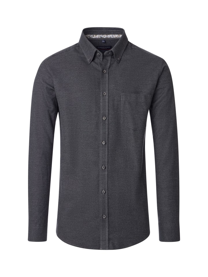 CASAMODA Повседневная рубашка темно-серого цвета
CASAMODA Повседневная рубашка темно-серого цвета