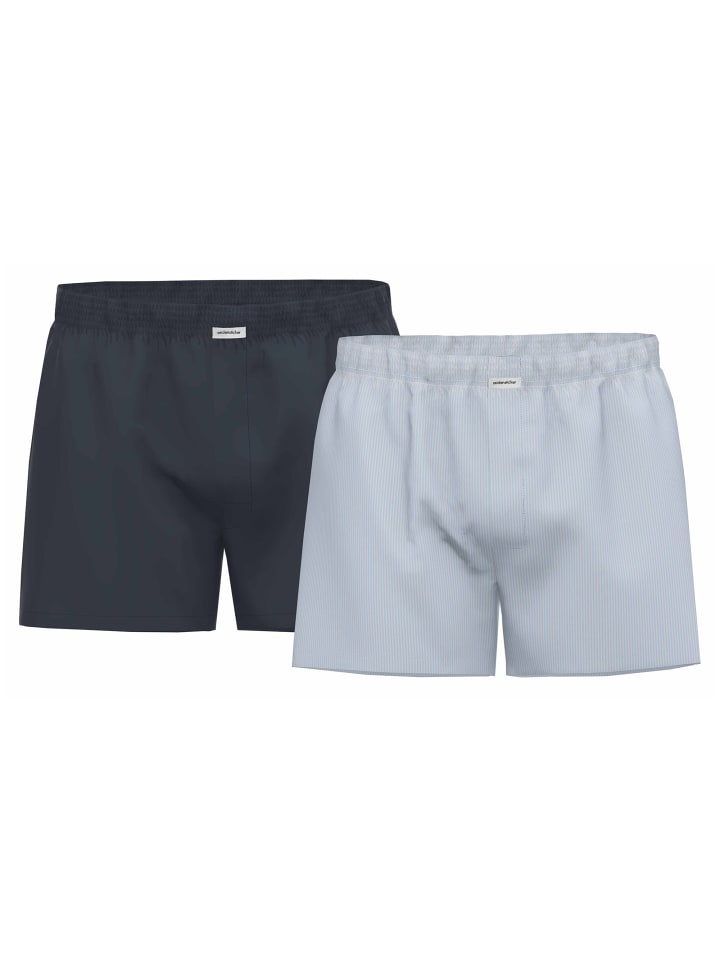 Seidensticker Боксерские шорты Web, комплект из 2 штук, синие
Seidensticker Боксерские шорты Web, комплект из 2 штук, синие