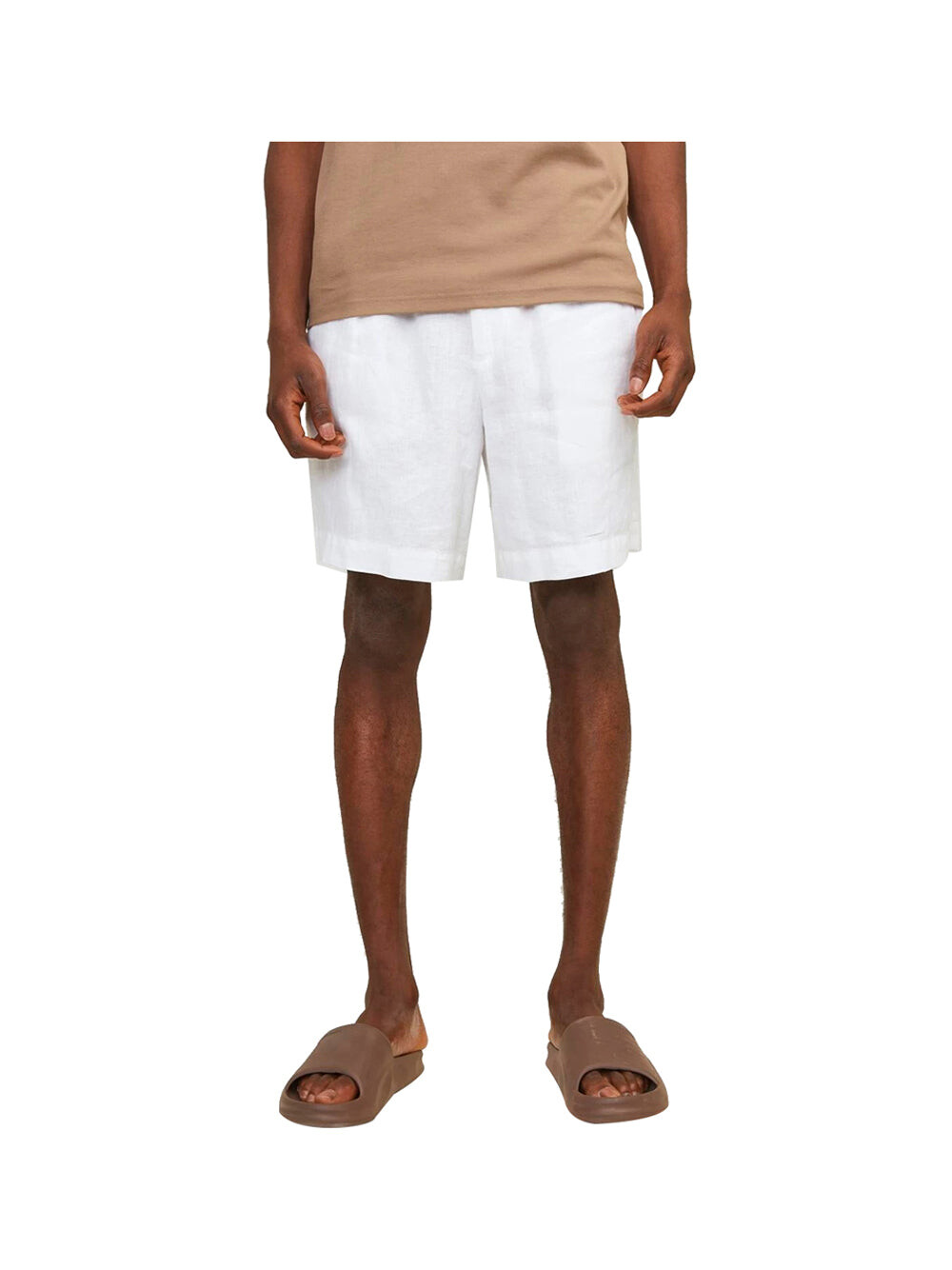 Белые мужские шорты Jack&Jones 
Белые мужские шорты Jack&Jones