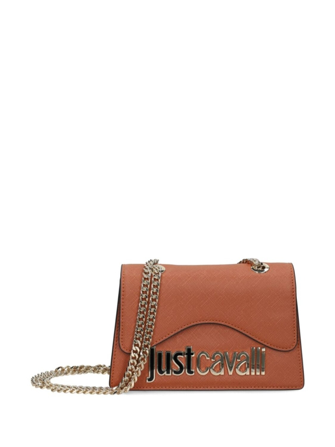 Сумка через плечо с логотипом Just Cavalli, коричневый 
Сумка через плечо с логотипом Just Cavalli, коричневый