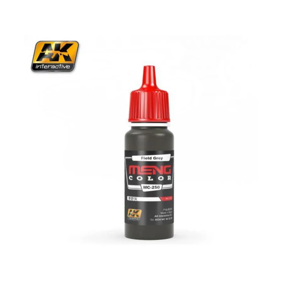 Поле Серое, Paint - Meng Black and Grey Colors (AK-Interactive)
Поле Серое, Paint - Meng Black and Grey Colors (AK-Interactive)