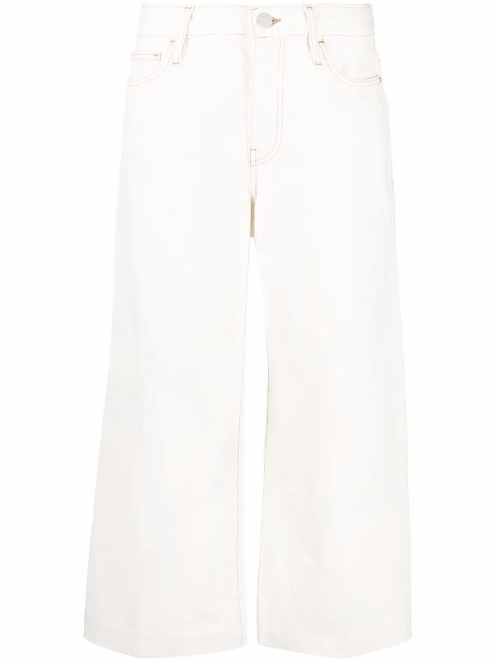 Укороченные джинсы Le Italian широкого кроя FRAME, белый
Укороченные джинсы Le Italian широкого кроя FRAME, белый