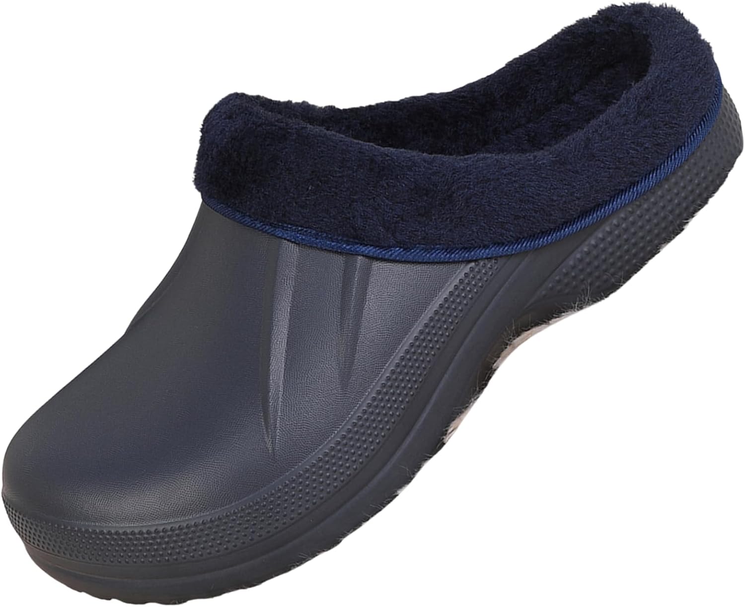 MEIAGDT Женские и мужские сабо с меховой подкладкой, теплые пушистые тапочки на пуантах, зимние водонепроницаемые тапочки для дома и улицы, легкие сабо для прогулок с собакой и работы в саду, темно-синий
MEIAGDT Женские и мужские сабо с меховой подкладкой, теплые пушистые тапочки на пуантах, зимние водонепроницаемые тапочки для дома и улицы, легкие сабо для прогулок с собакой и работы в саду, темно-синий