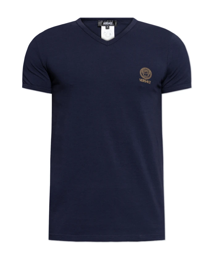 Нижнее белье-футболка с v-образным вырезом Versace, синий
Нижнее белье-футболка с v-образным вырезом Versace, синий