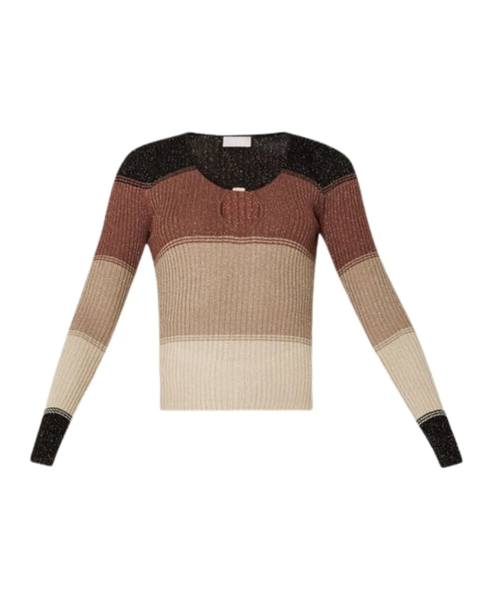 Полосатый разноцветный свитер Liu Jo, мультиколор
Полосатый разноцветный свитер Liu Jo, мультиколор