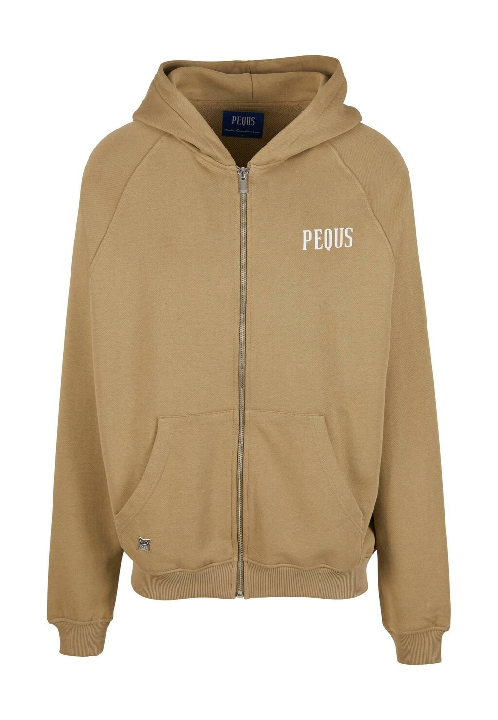 Толстовка на молнии BACK LOGO PEQUS, оливковый 
Толстовка на молнии BACK LOGO PEQUS, оливковый