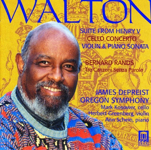 CD диск Walton / Depreist / Oregon Symphony / Kosower: Rands/Walton/Mathieson : Henry V/Cello Concerto/Violin
CD диск Walton / Depreist / Oregon Symphony / Kosower: Rands/Walton/Mathieson : Henry V/Cello Concerto/Violin
