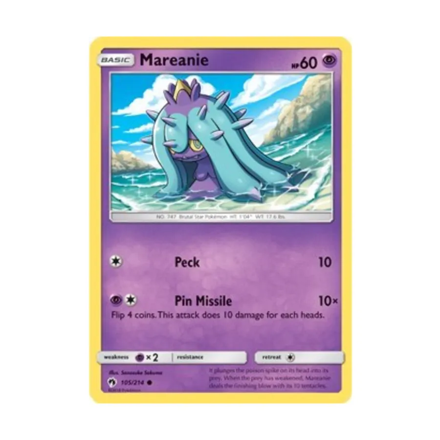 CCG Марини (105) (C) #105, Pokemon - SM - Lost Thunder - Singles
CCG Марини (105) (C) #105, Pokemon - SM - Lost Thunder - Singles